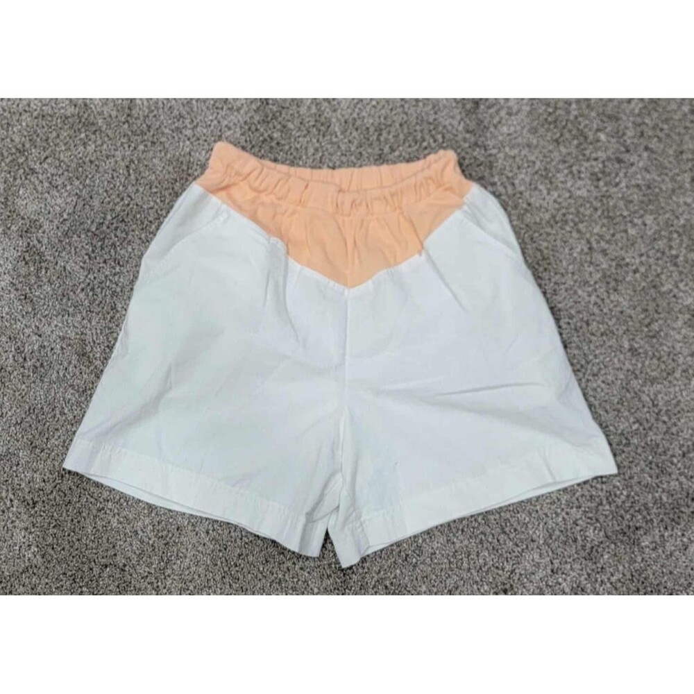 Vintage Pyramid Creations Vintage White Orange Women's Shorts size M